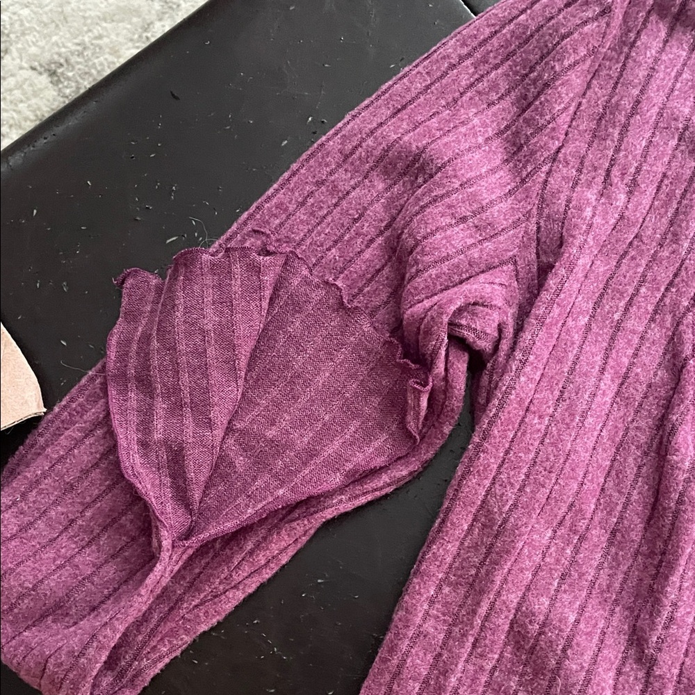 Out From Under Ribbed Wrap Top - Picture 7 of 8